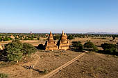 Bagan Myanmar. View of the various stupas close to Buledi. 